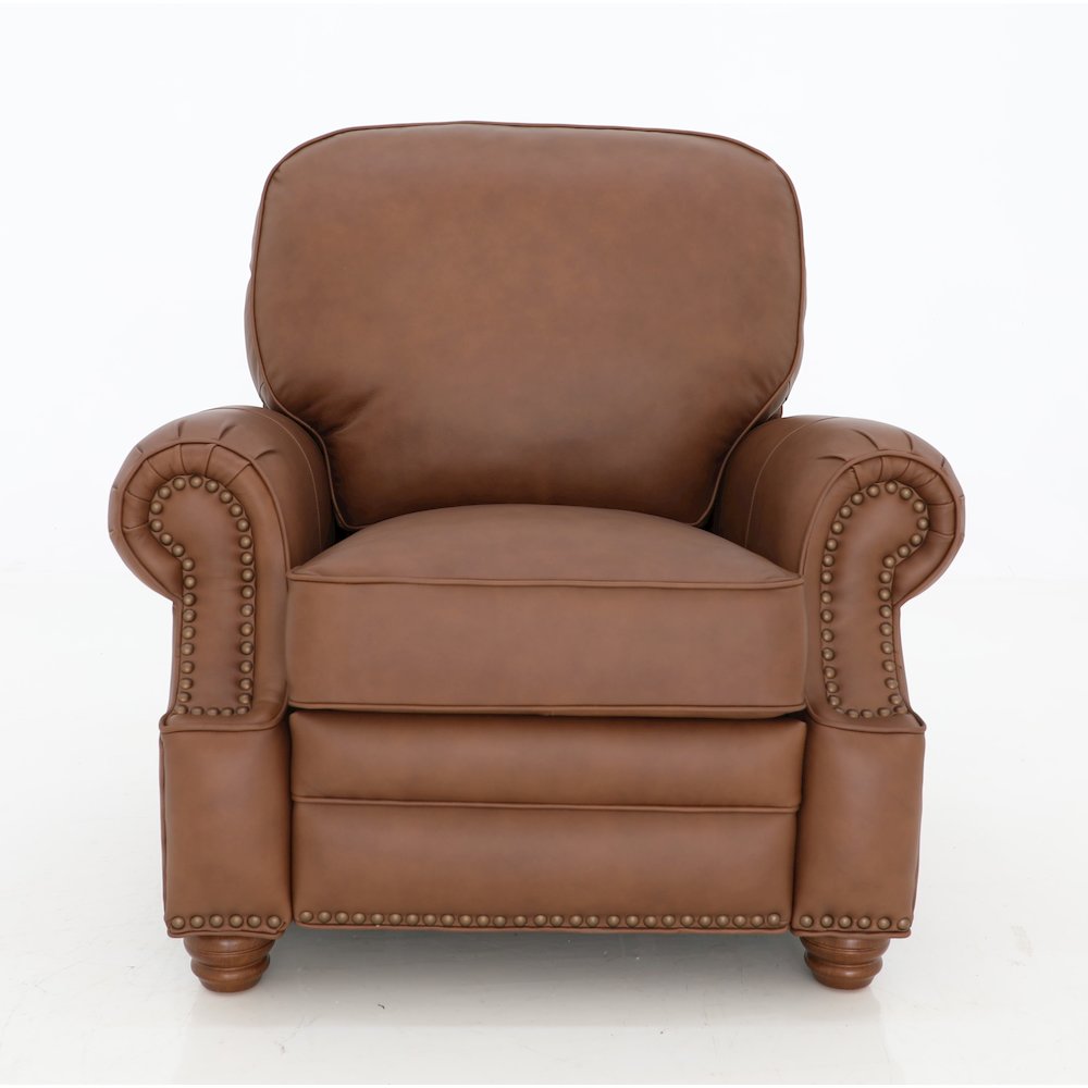Longhorn Push Thru The Arms Recliner. Picture 6