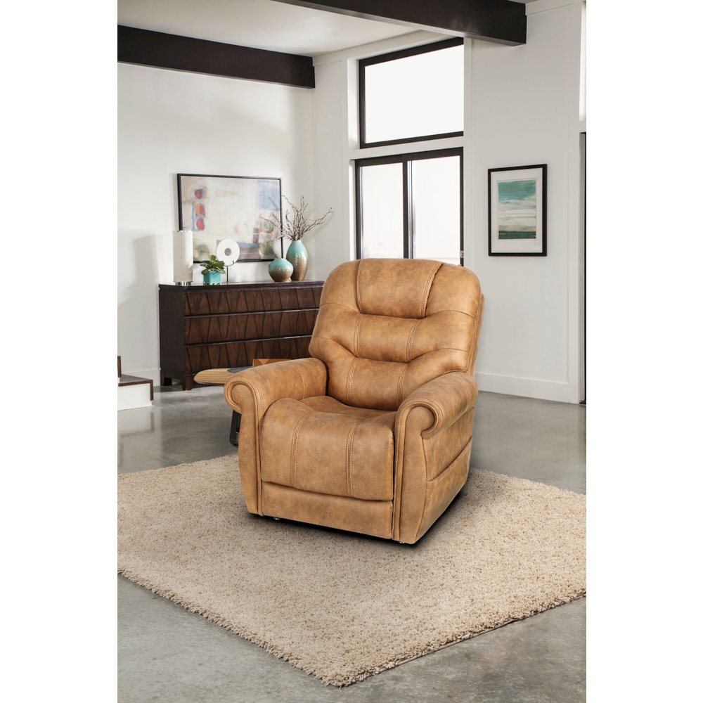 Lucas Power Lift Recliner w/Power Head Rest, Power Lumbar & 3 Zone Heat. Picture 7