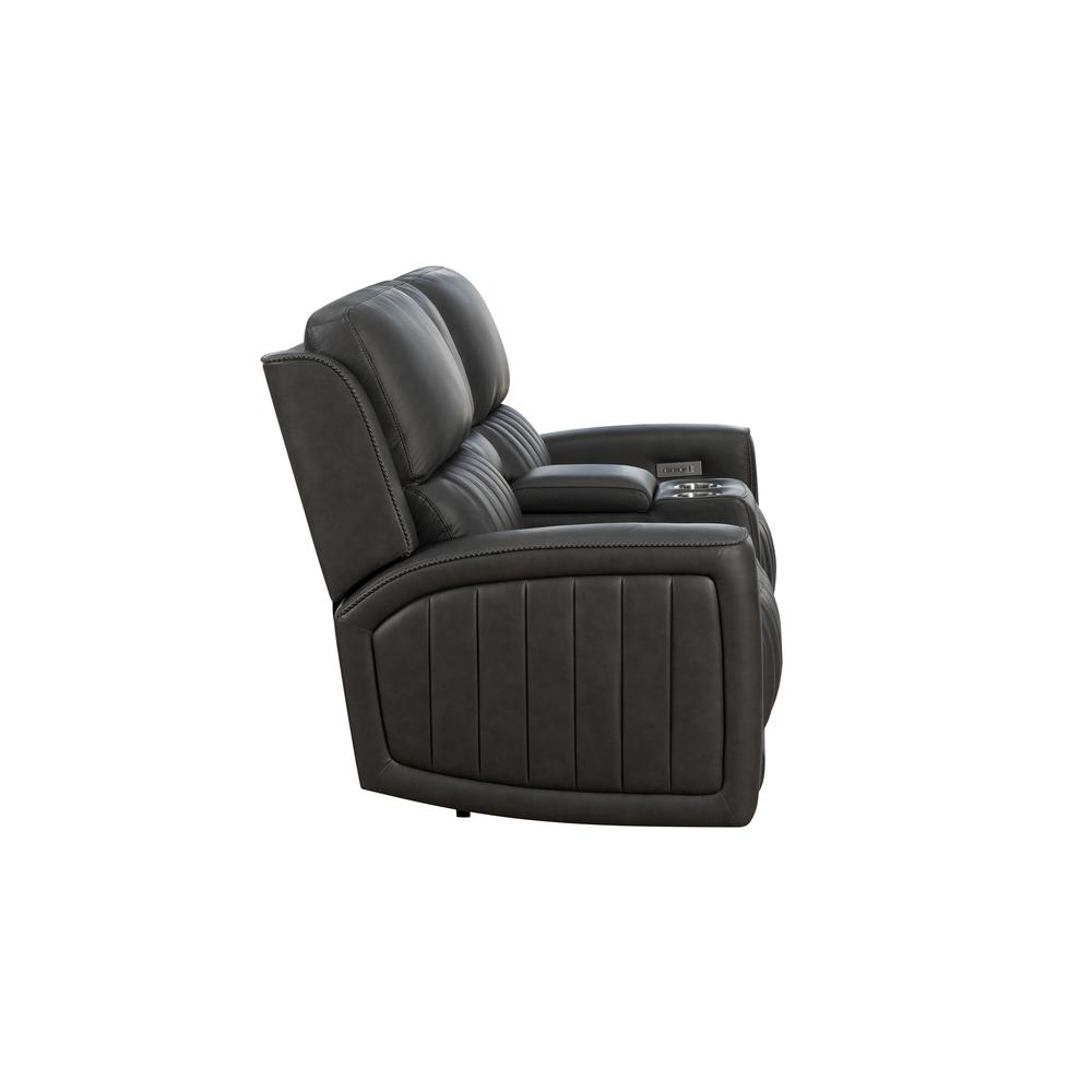 Loveseat w/Power Head Rests, Power Lumbar & Console w/Storage & 2 Cup Holders. Picture 4