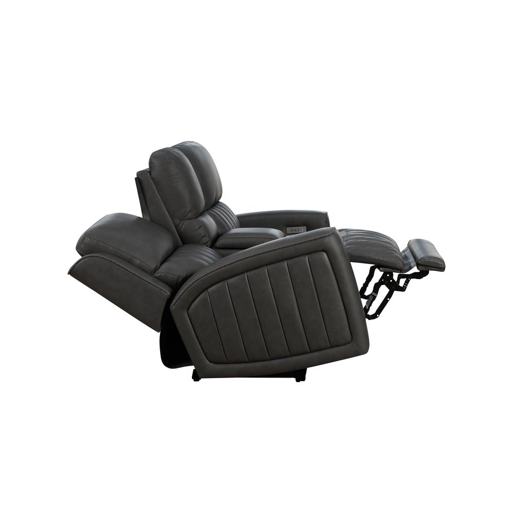 Loveseat w/Power Head Rests, Power Lumbar & Console w/Storage & 2 Cup Holders. Picture 5