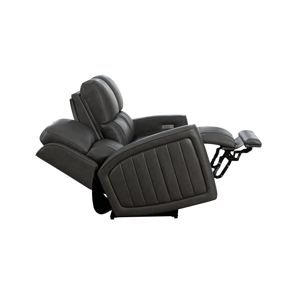 Sofa w/Power Head Rests, Power Lumbar & Drop Down Table w/2 Cup Holders. Picture 5