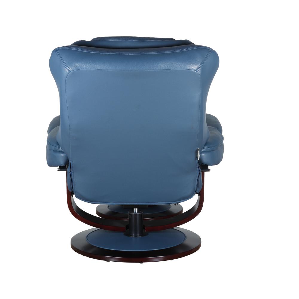 Roscoe Swivel Pedestal Recliner w/Ottoman. Picture 4