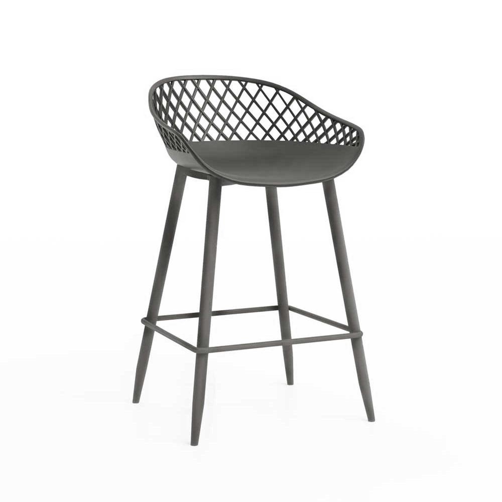 Jamesdar Kurv Counter Stool, Warm Gray (Set of 2). Picture 3