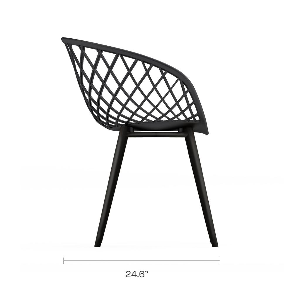 Jamesdar Kurv 3-Piece Chat Set, Black. Picture 7