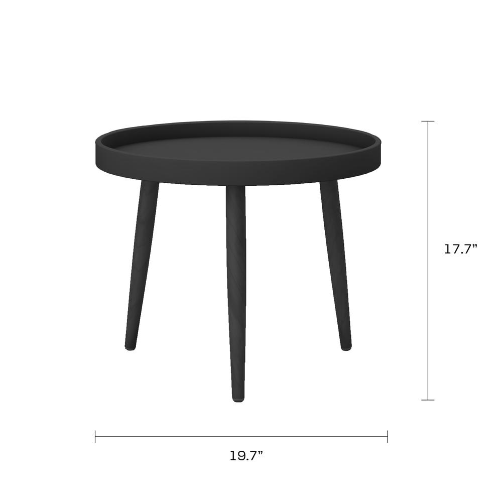 Jamesdar Kurv 3-Piece Chat Set, Black. Picture 8