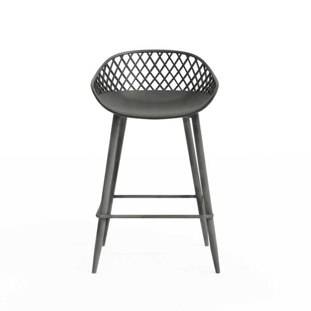 Jamesdar Kurv Counter Stool, Warm Gray (Set of 2). Picture 4