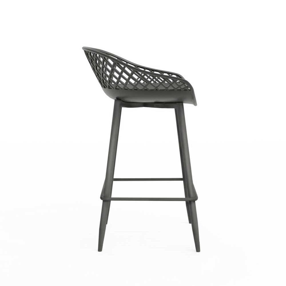 Jamesdar Kurv Counter Stool, Warm Gray (Set of 2). Picture 5