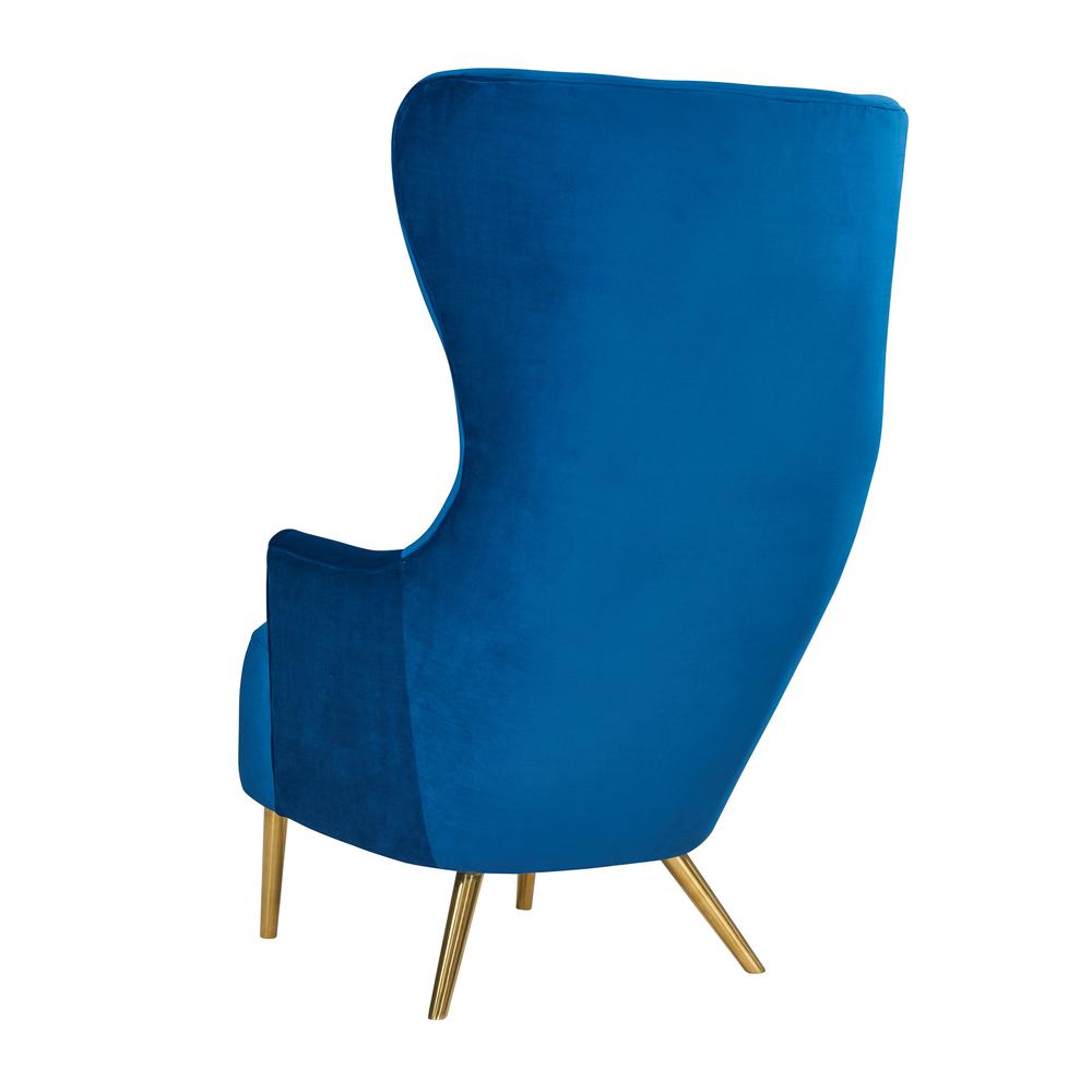 Julia Navy Wingback Chair. Picture 12