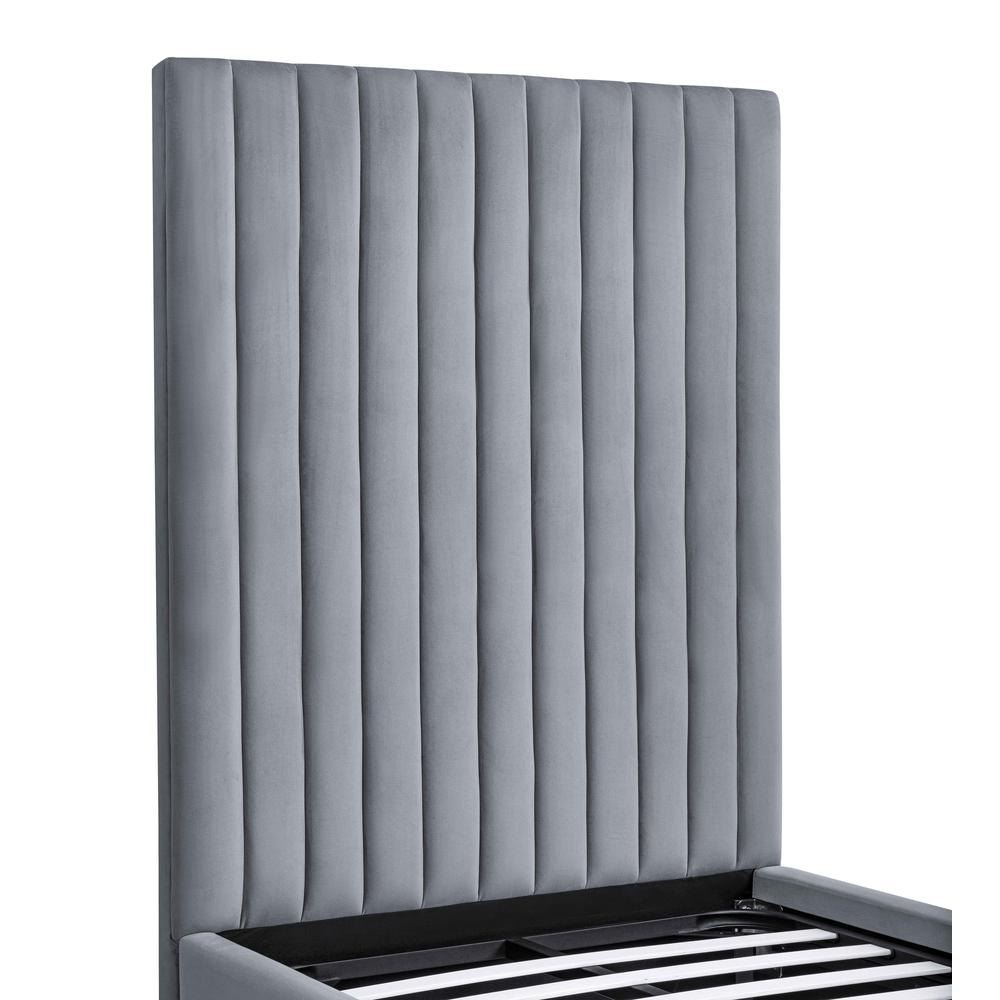 Arabelle Grey Bed Twin. Picture 11
