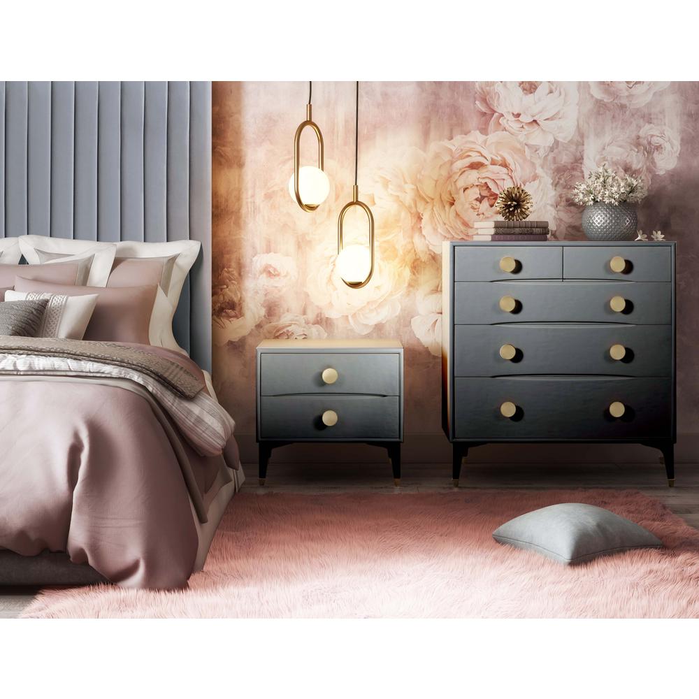 Divine Grey Nightstand. Picture 13