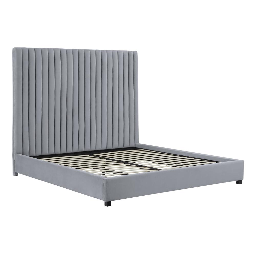 Arabelle Grey Bed in Queen. Picture 3