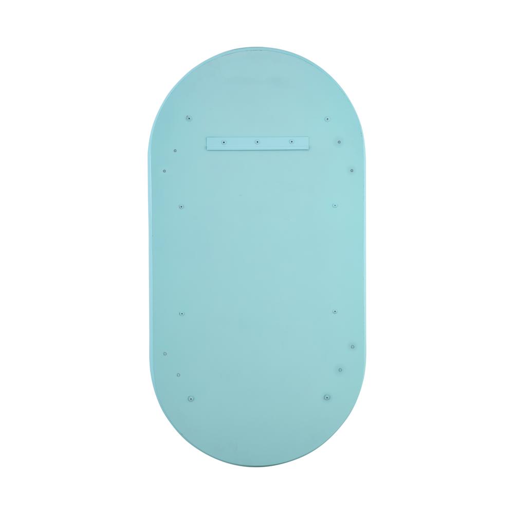 Neon Wall Mirror in Blue. Picture 13