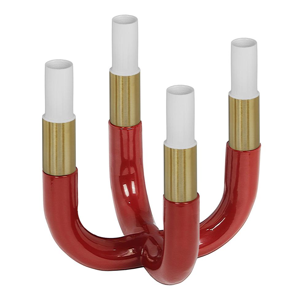 Kaonashi Burgundy Candelabra. Picture 5