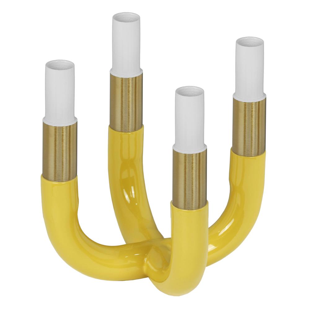 Kaonashi Mustard Yellow Candelabra. Picture 5