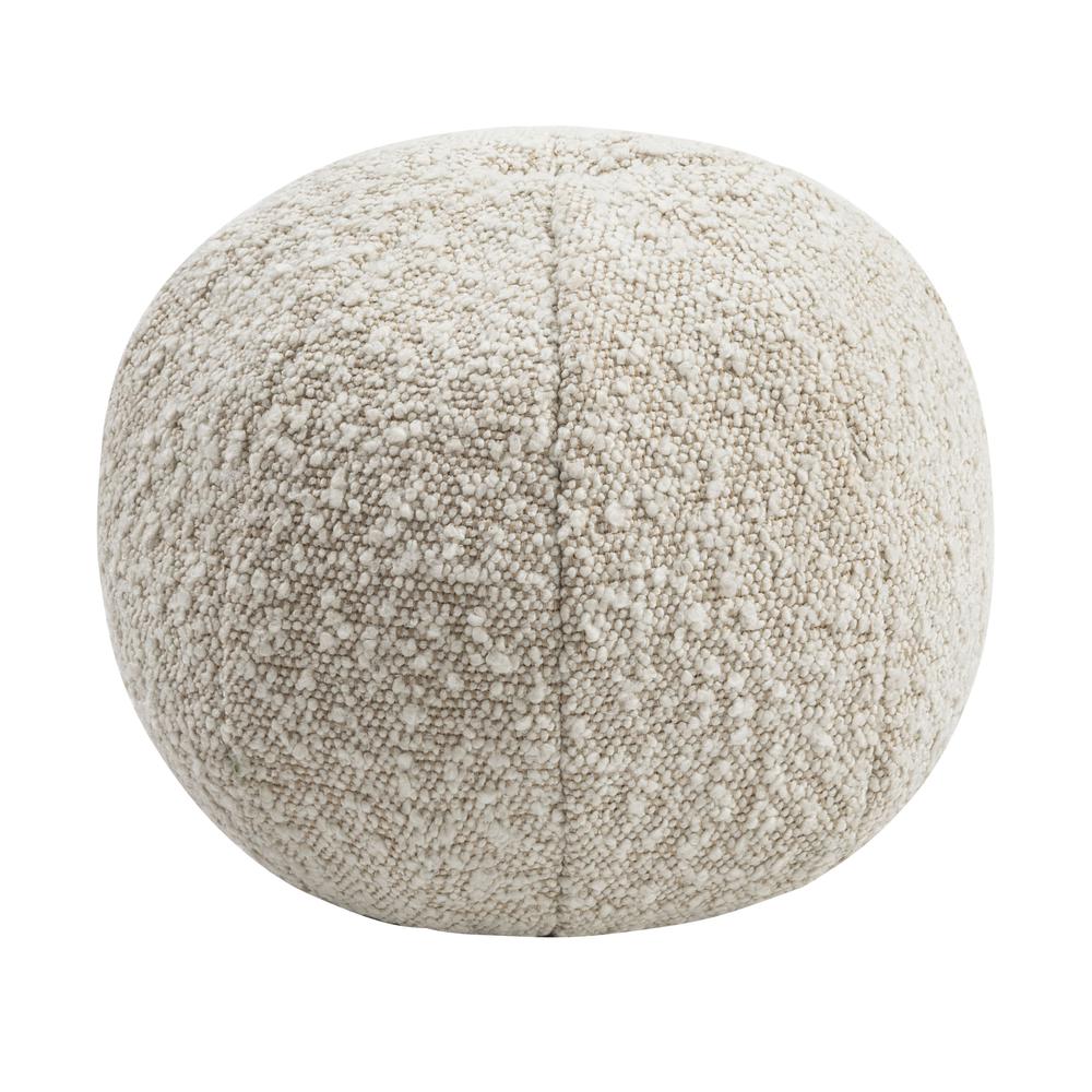 Boba 9" Beige Boucle Pillow. Picture 1
