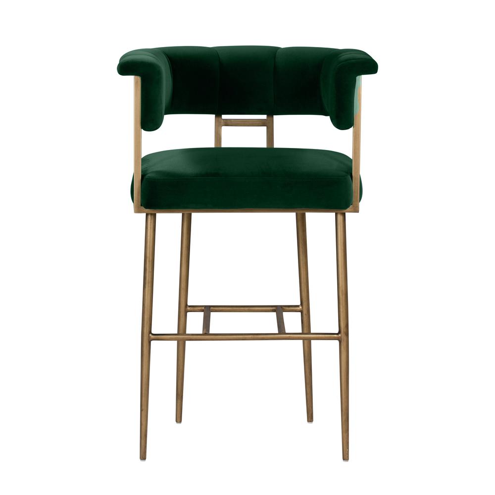 Astrid Blush Velvet Counter Stool. Picture 14