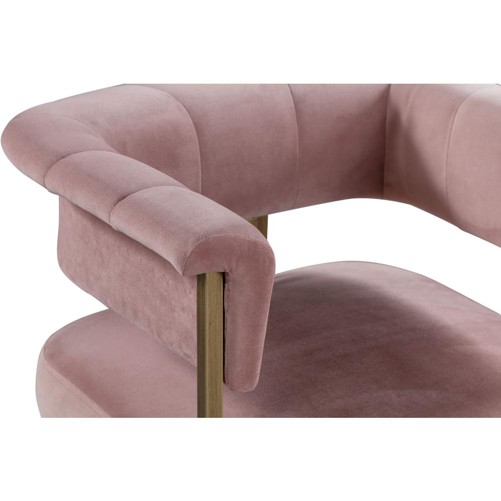 Astrid Blush Velvet Counter Stool. Picture 24