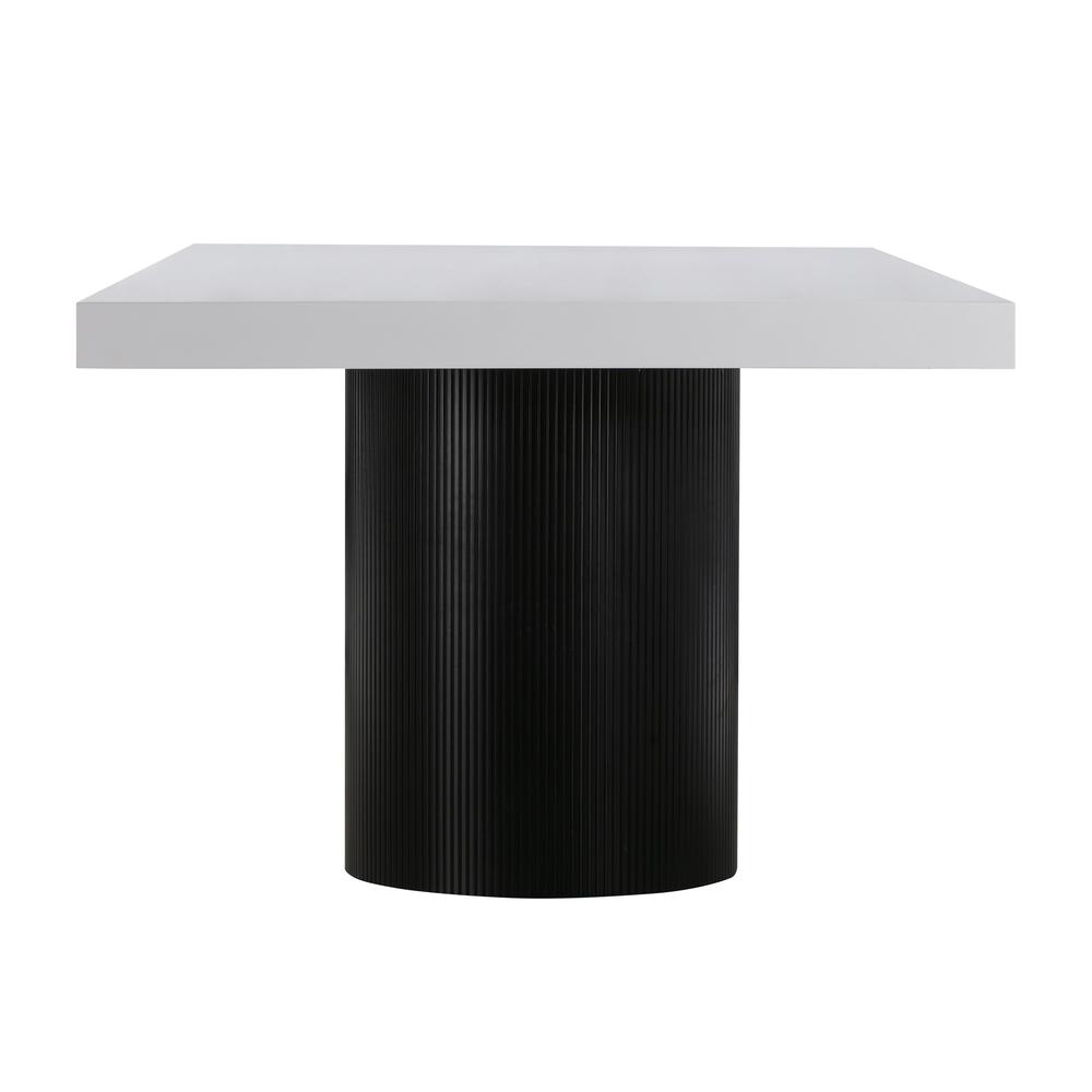 Nova White Lacquer Dining Table. Picture 13