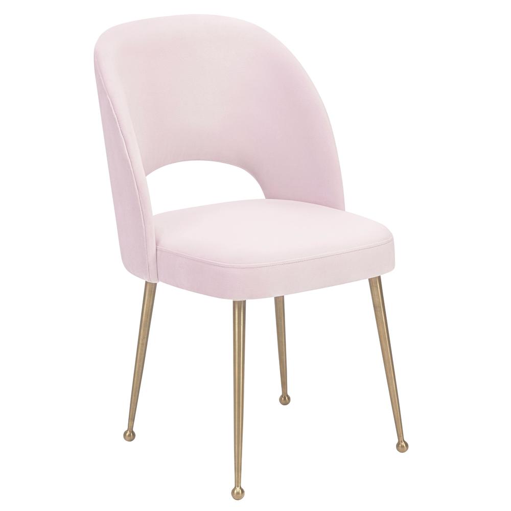 Swell Blush Velvet Chair. Picture 89