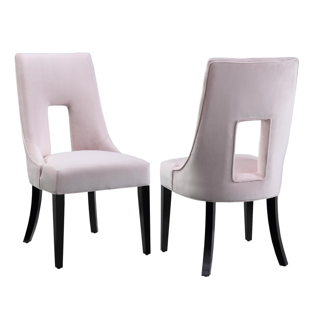 Swell Blush Velvet Chair. Picture 4