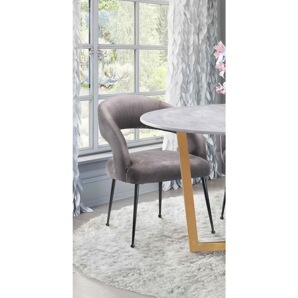Swell Blush Velvet Chair. Picture 47