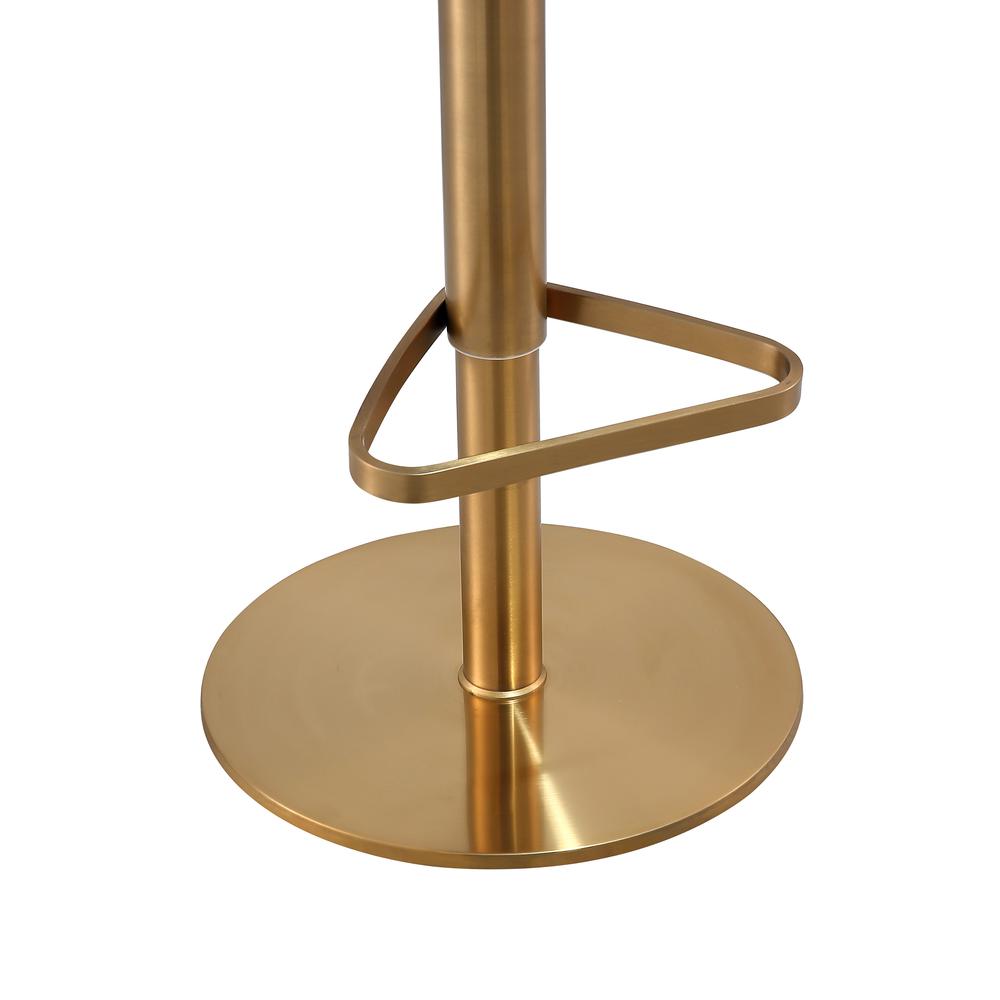 Astro Black and Gold Adjustable Stool. Picture 18