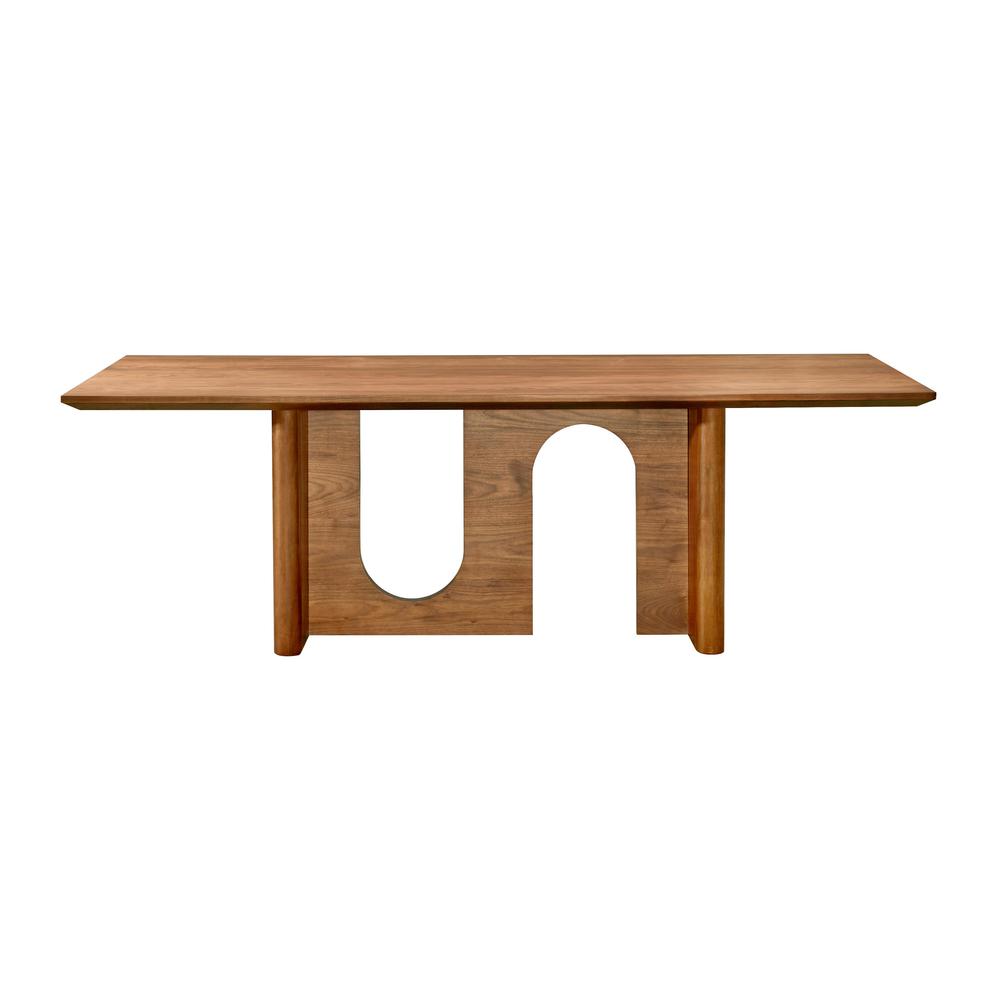 Satra Walnut Rectangular Dining Table. Picture 6