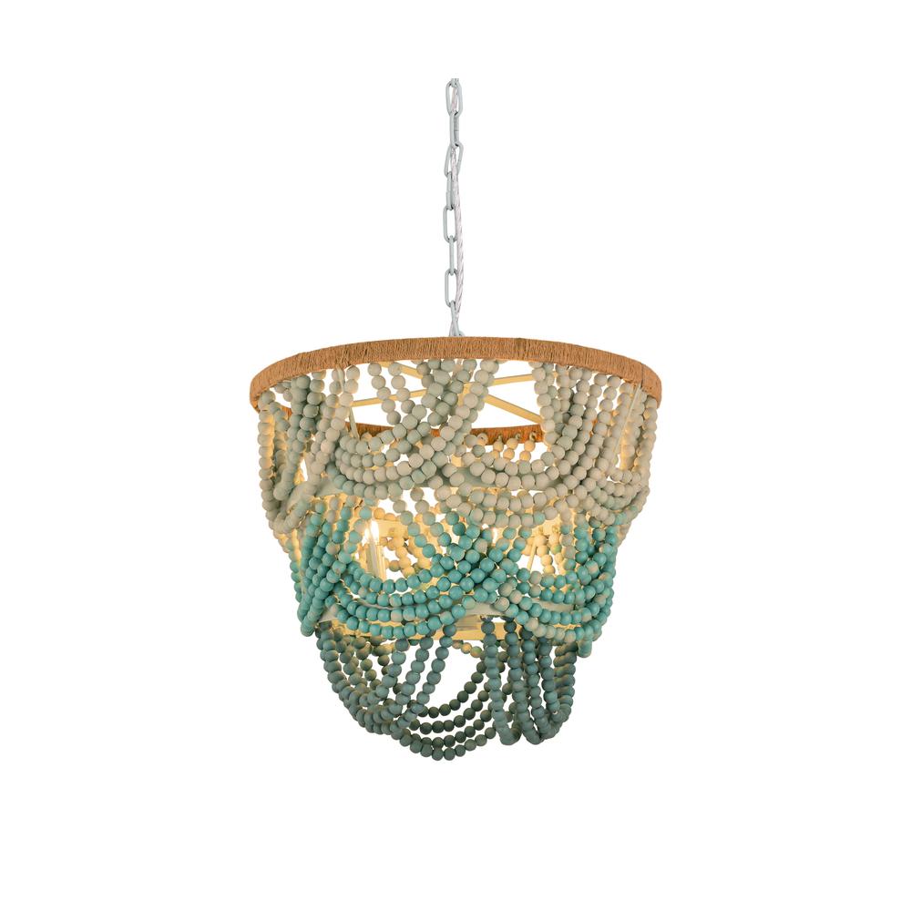 Jade Beaded Chandelier. Picture 15