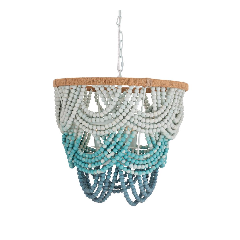 Jade Beaded Chandelier. Picture 16