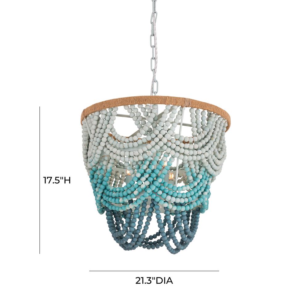 Jade Beaded Chandelier. Picture 19