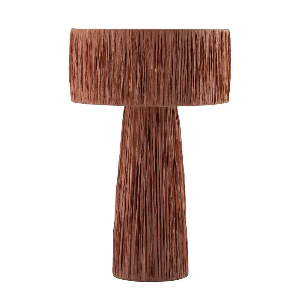 Shelby Raffia Brick Table Lamp. Picture 14