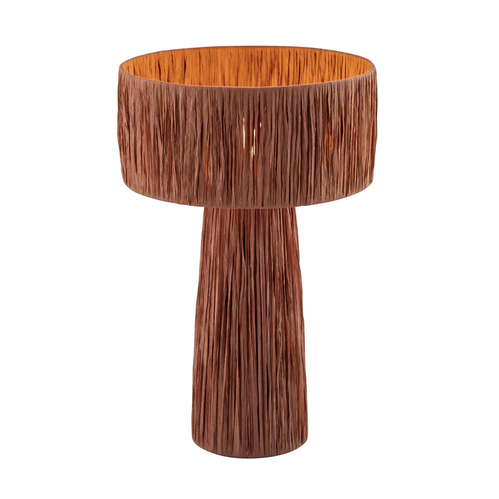 Shelby Raffia Brick Table Lamp. Picture 15