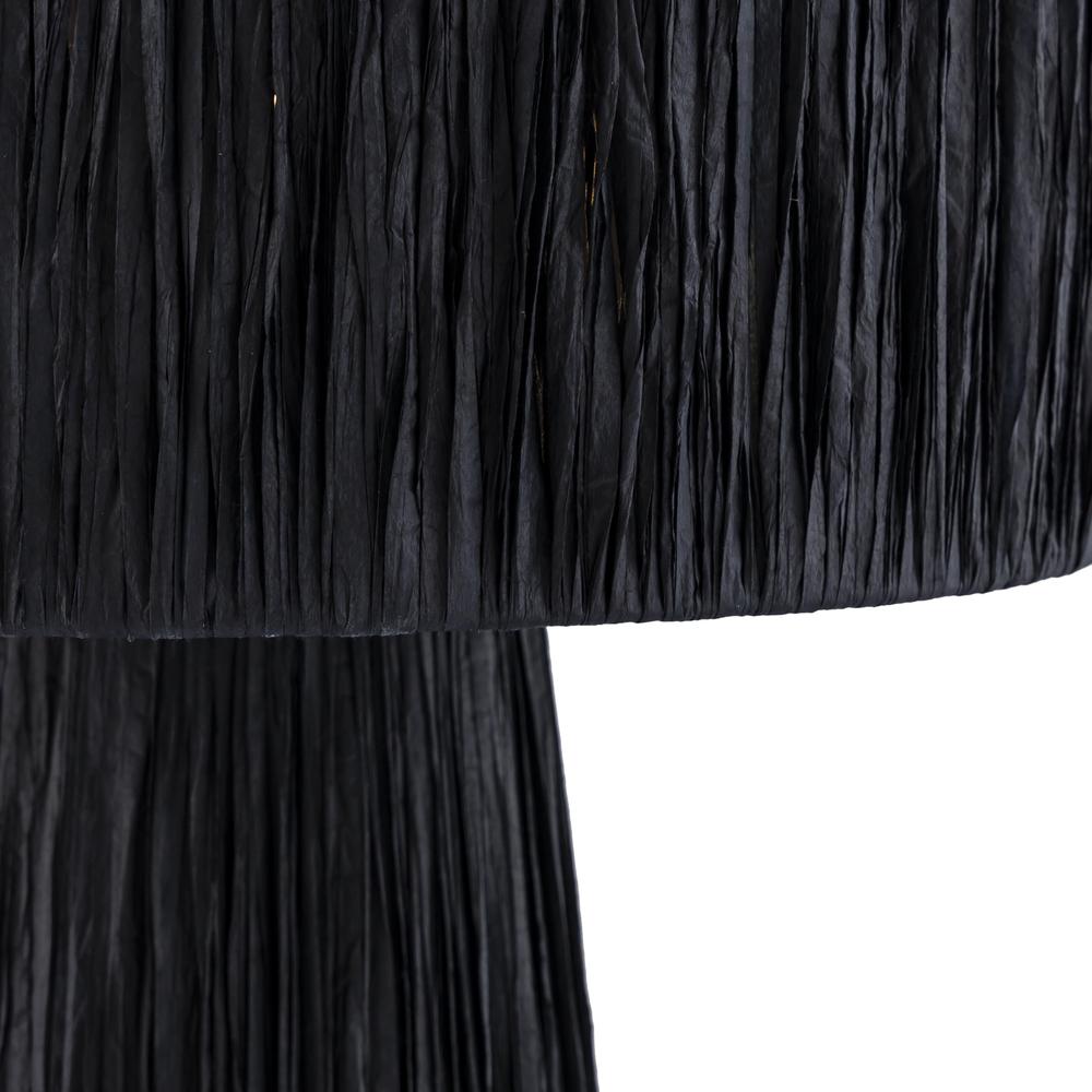 Shelby Raffia Black Table Lamp. Picture 17