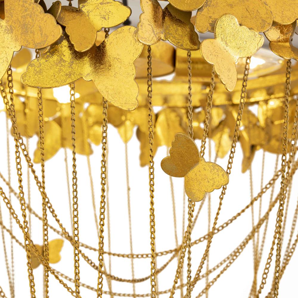 Butterfly Gold Chandelier. Picture 12