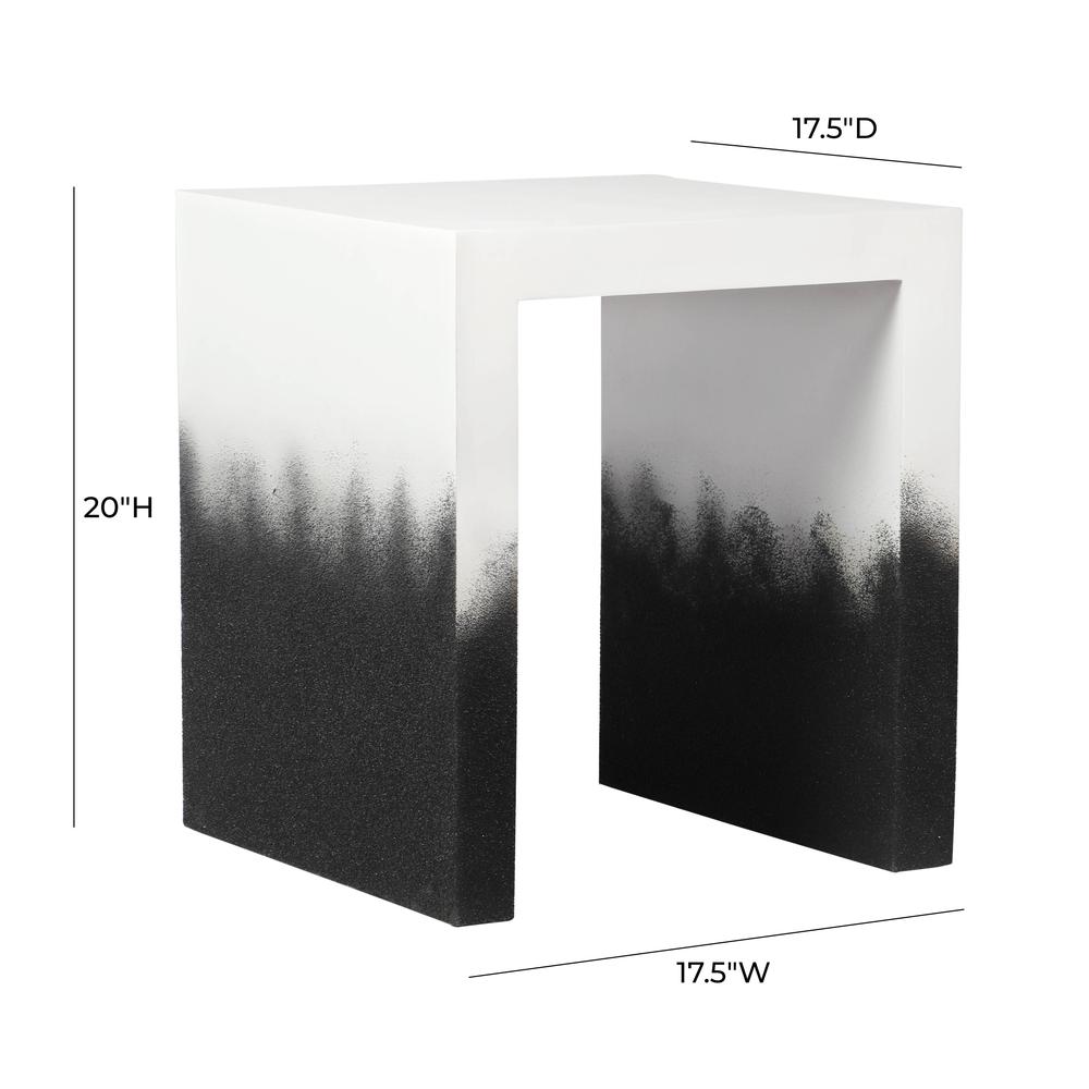 Matra Black and White End Table. Picture 14