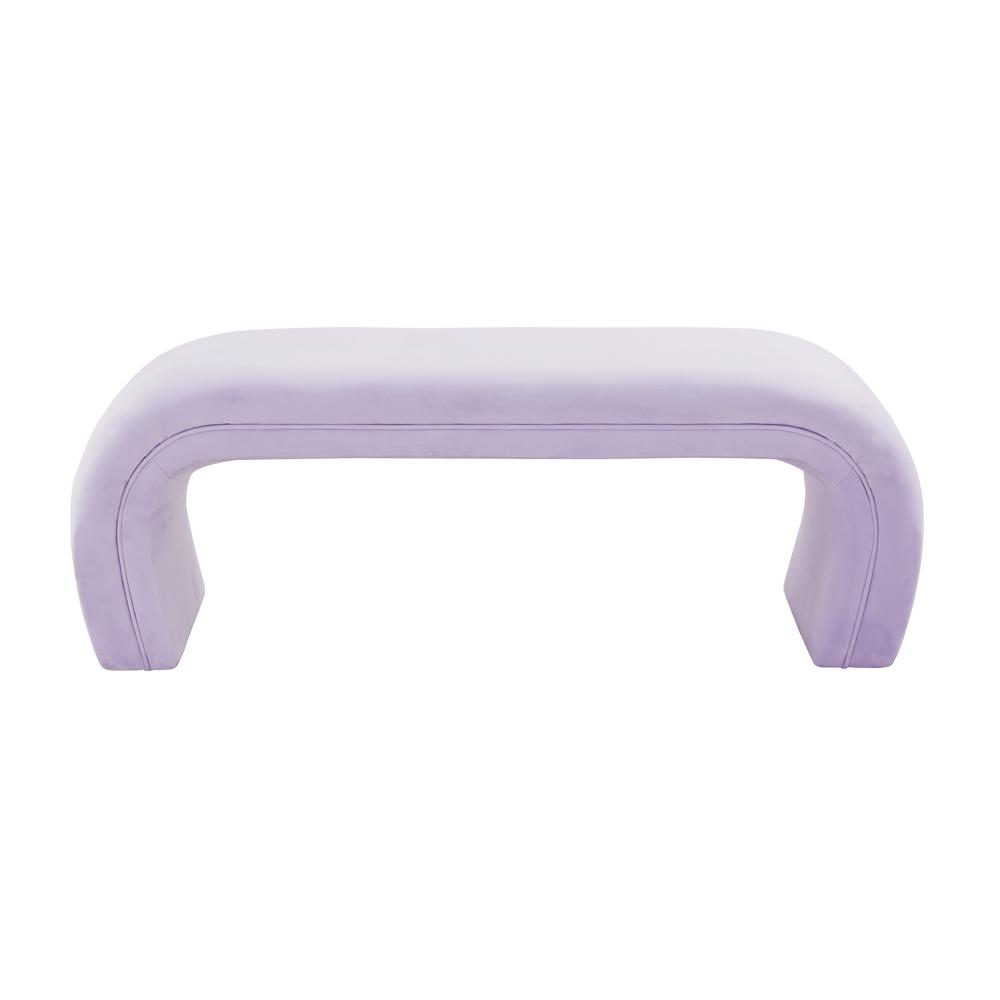 Kenya Lavender Velvet Bench. Picture 10