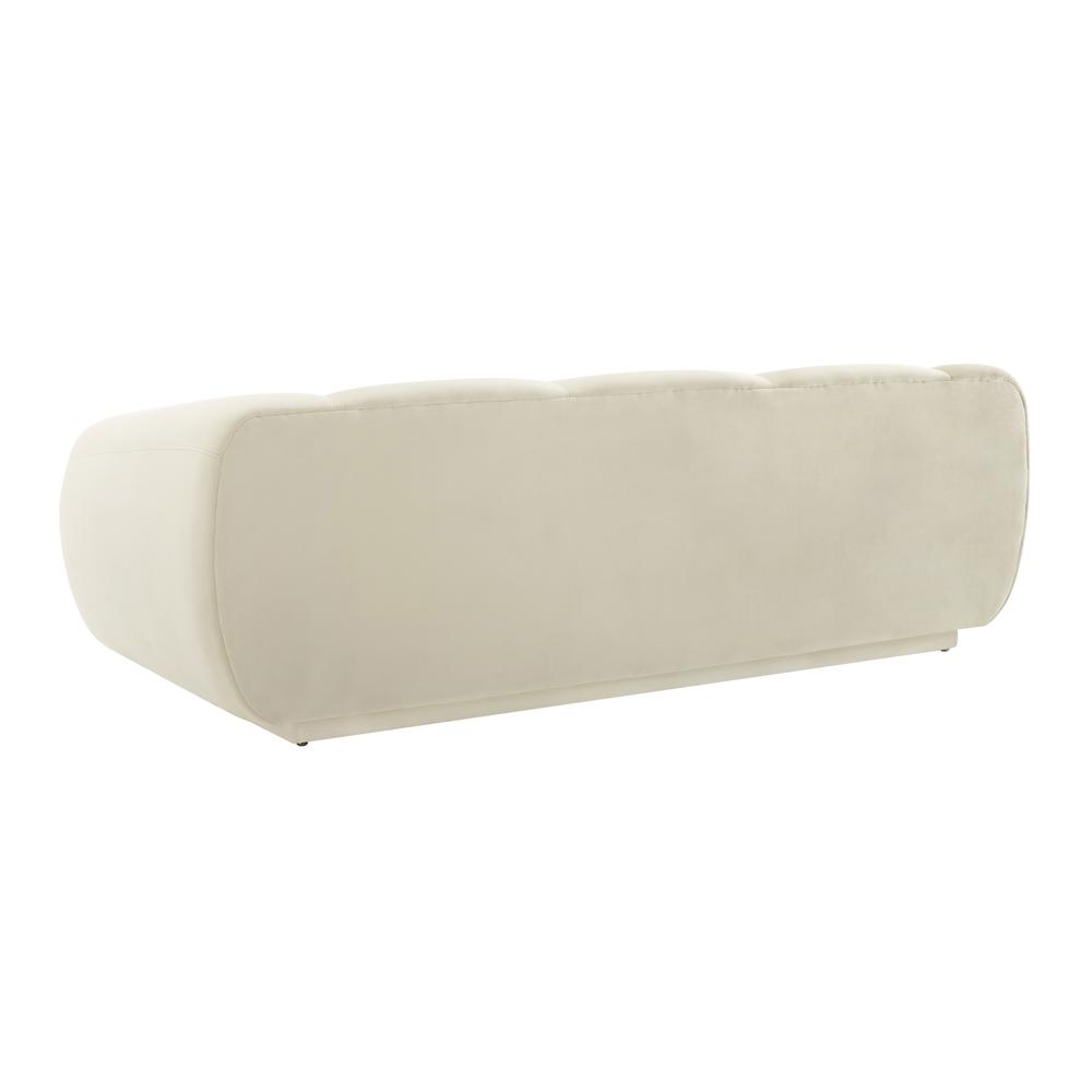 Emmet Cream Velvet Sofa. Picture 14