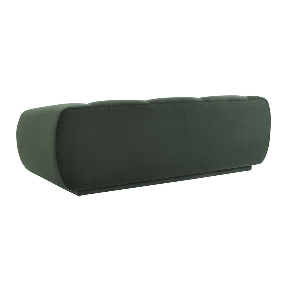 Emmet Forest Green Velvet Sofa. Picture 10