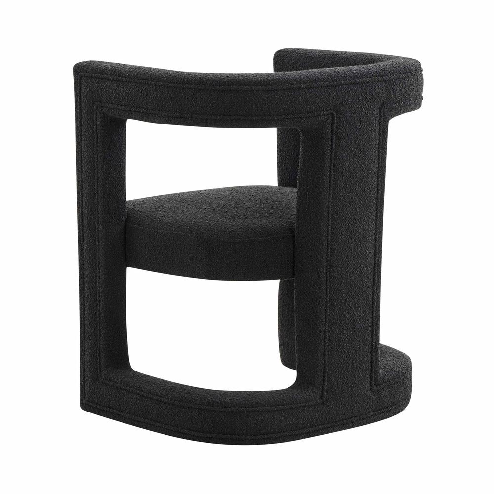 Ada Black Boucle Chair. Picture 11