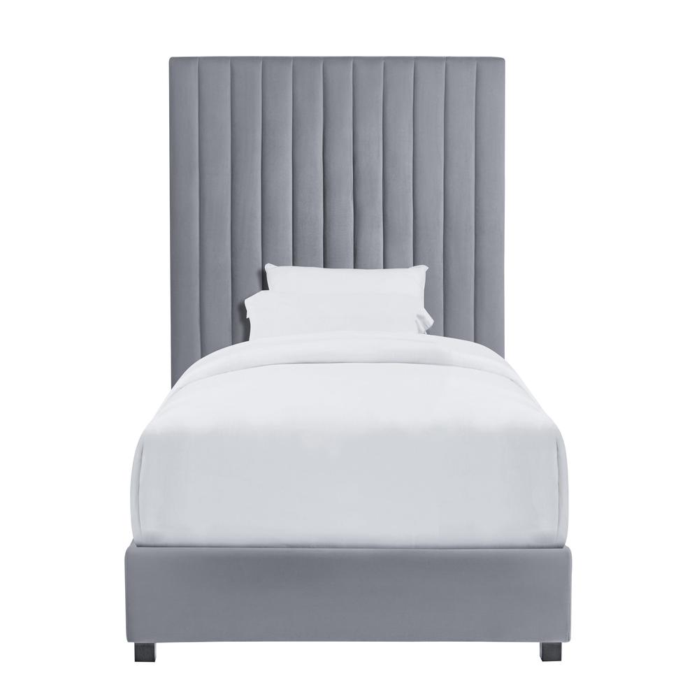 Arabelle Grey Bed Twin. Picture 9