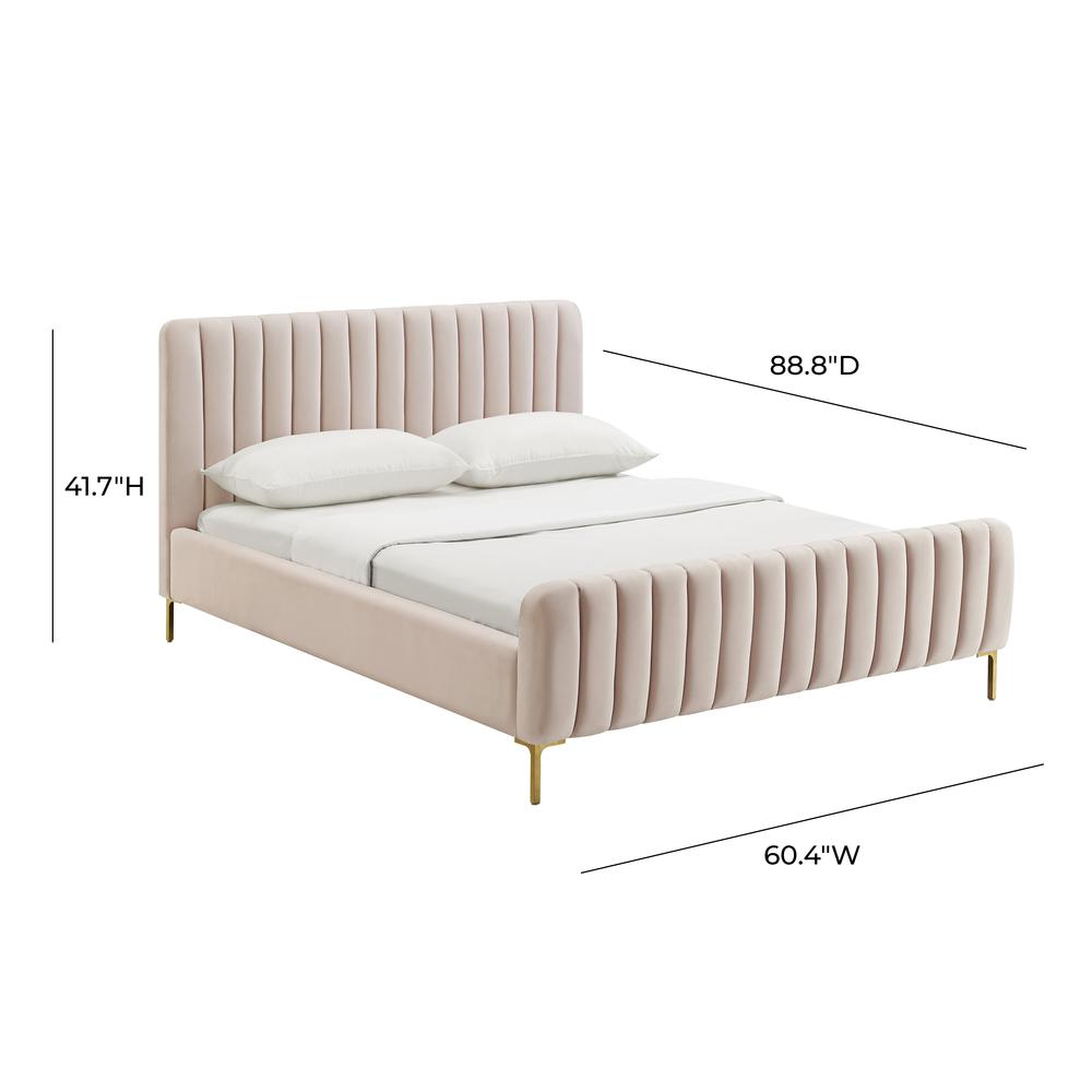 Angela Blush Bed in Queen. Picture 10