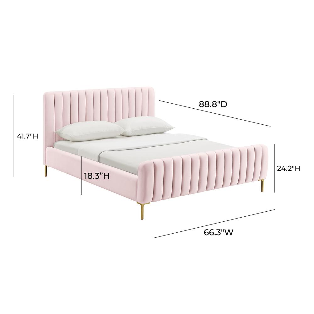 Angela Blush Bed in Queen. Picture 20