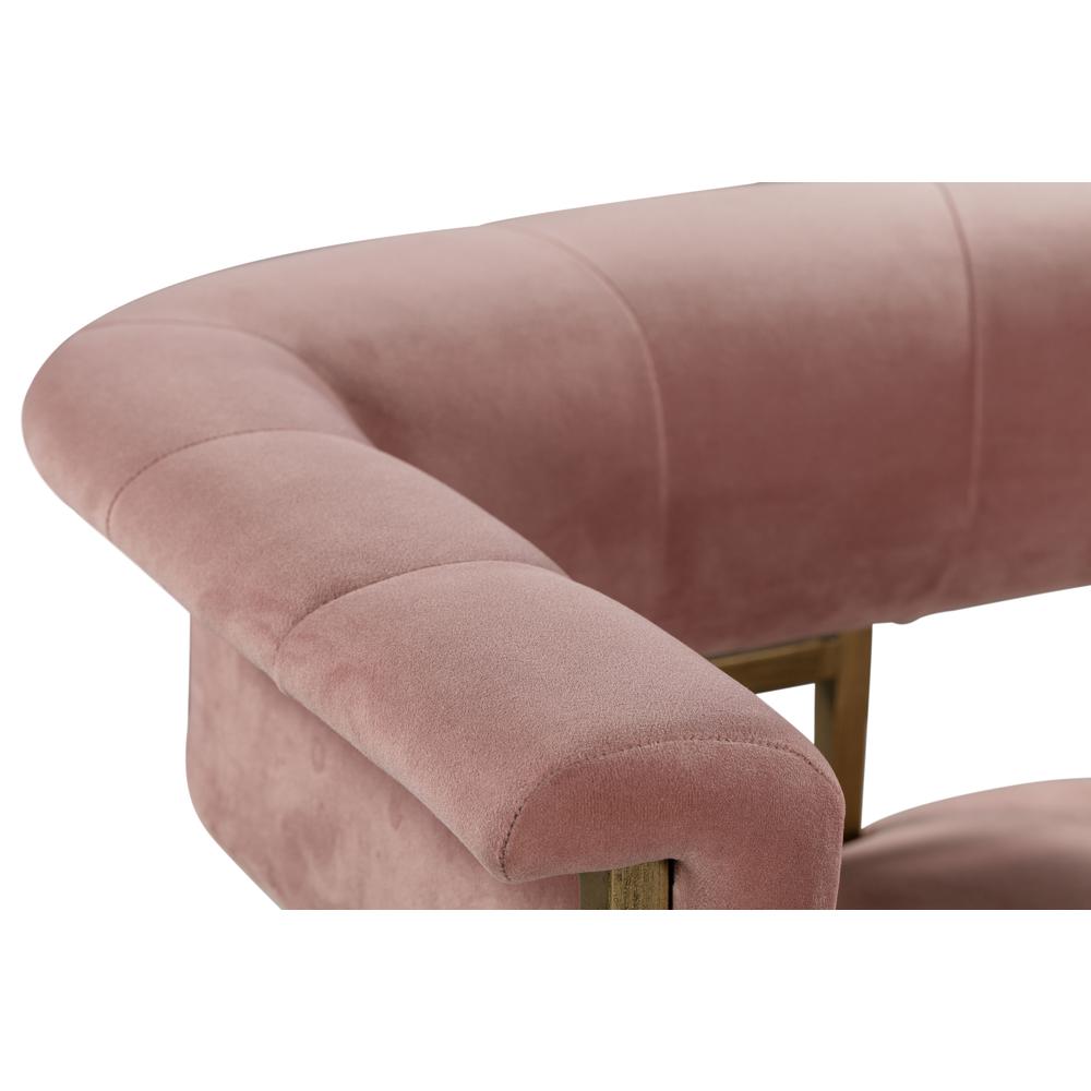 Astrid Blush Velvet Counter Stool. Picture 26