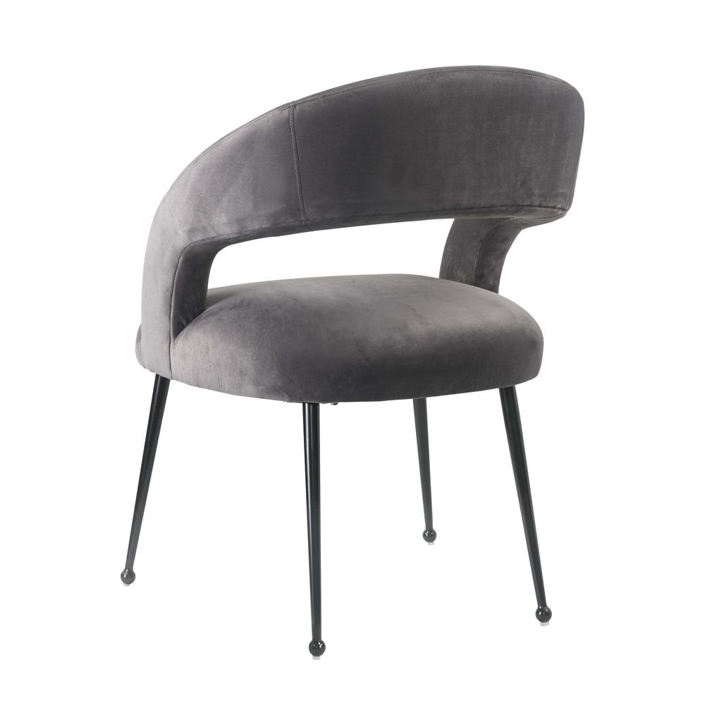 Swell Blush Velvet Chair. Picture 45