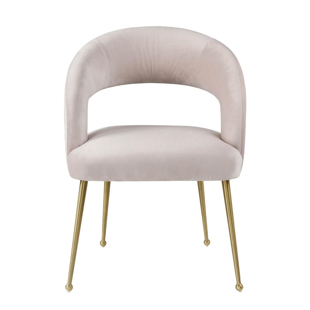 Swell Blush Velvet Chair. Picture 37