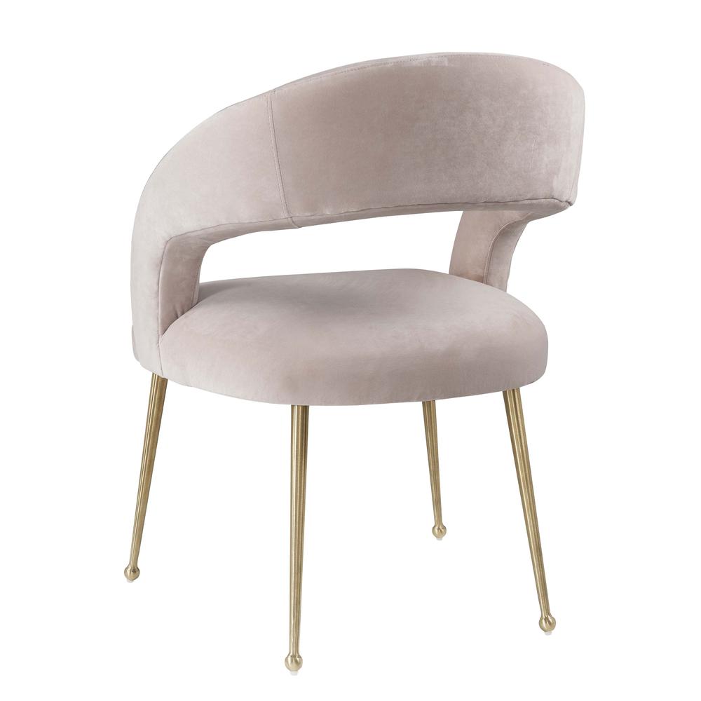 Swell Blush Velvet Chair. Picture 38