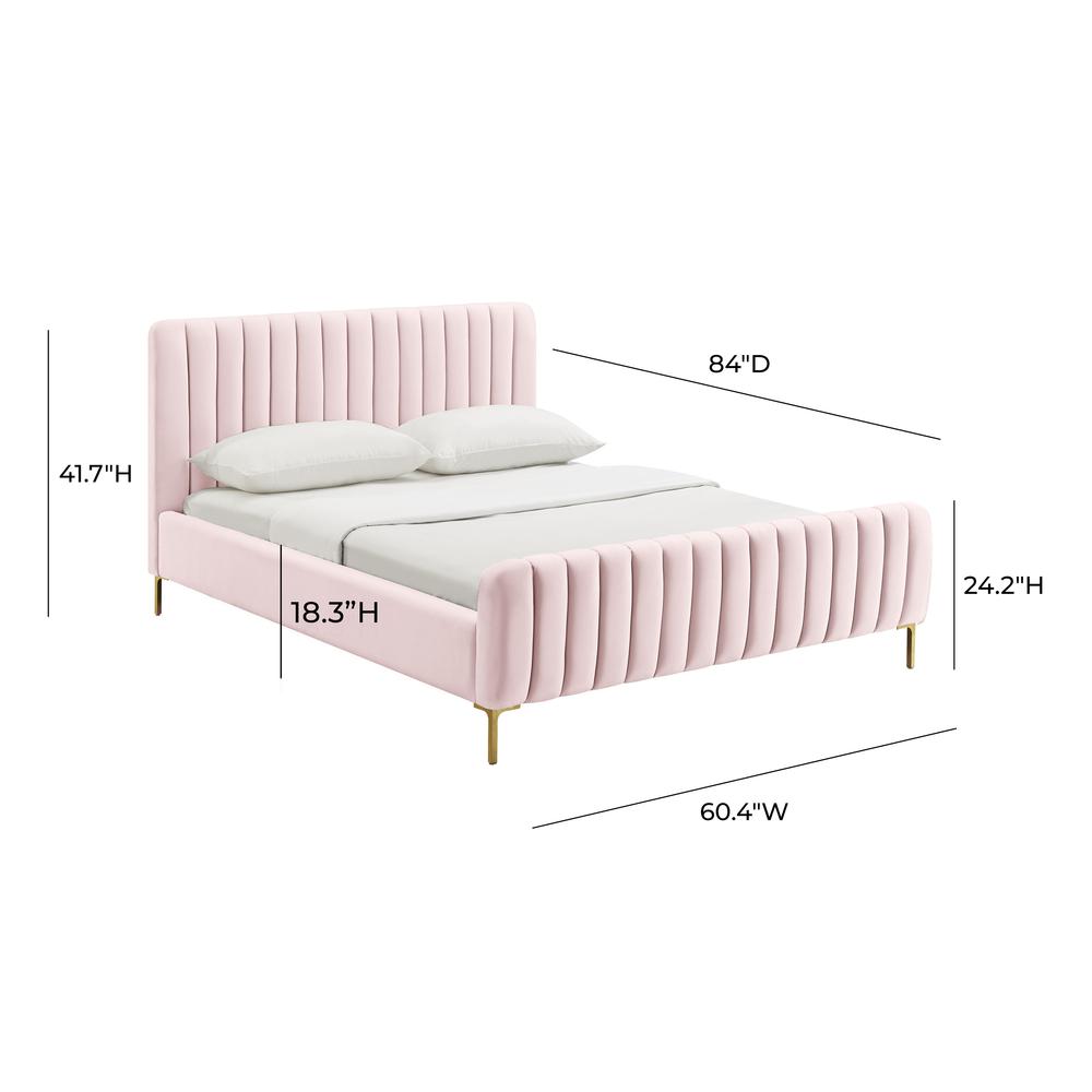 Angela Blush Bed in Queen. Picture 18