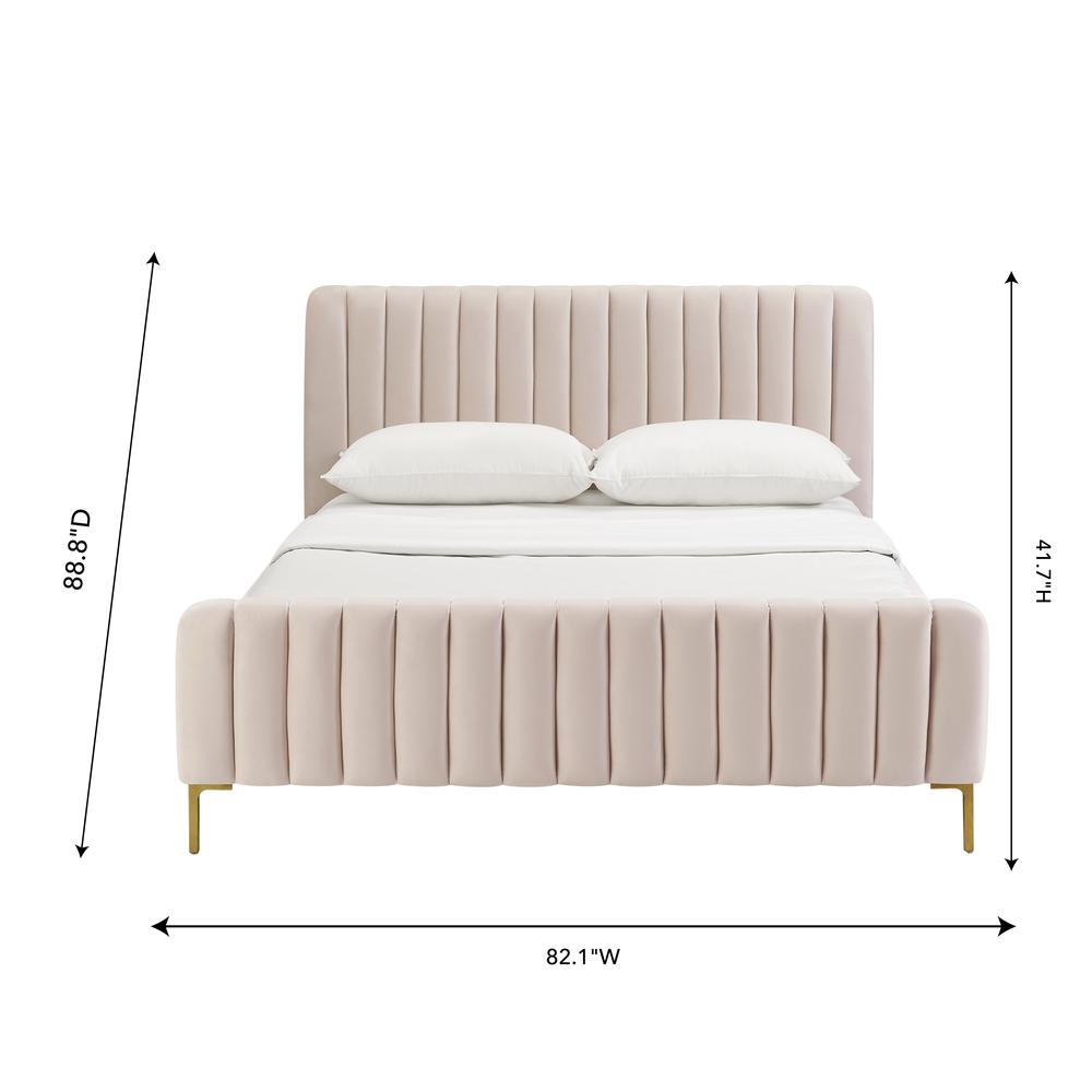 Angela Blush Bed in Queen. Picture 11