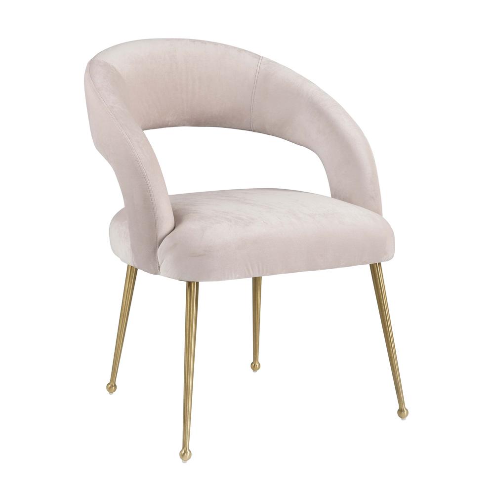 Swell Blush Velvet Chair. Picture 101