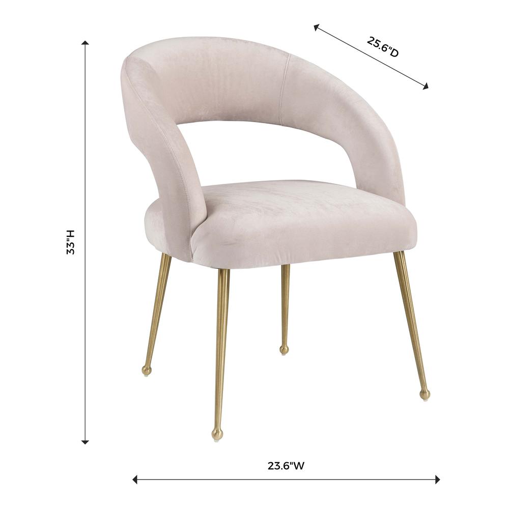Swell Blush Velvet Chair. Picture 104